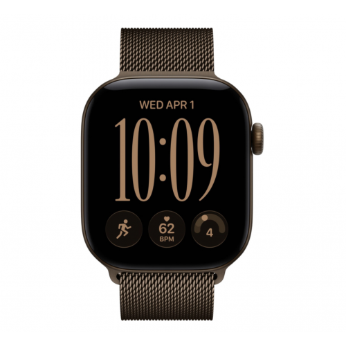 Apple Watch Series 12 42 mm Dark Bronze Aluminum, Milanese Loop (Dark Bronze)